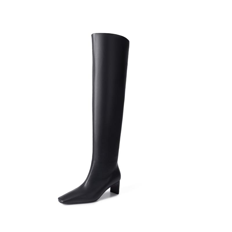 Boots |  Womens Cleo Kicked Heel Calf Boots Boots Boots