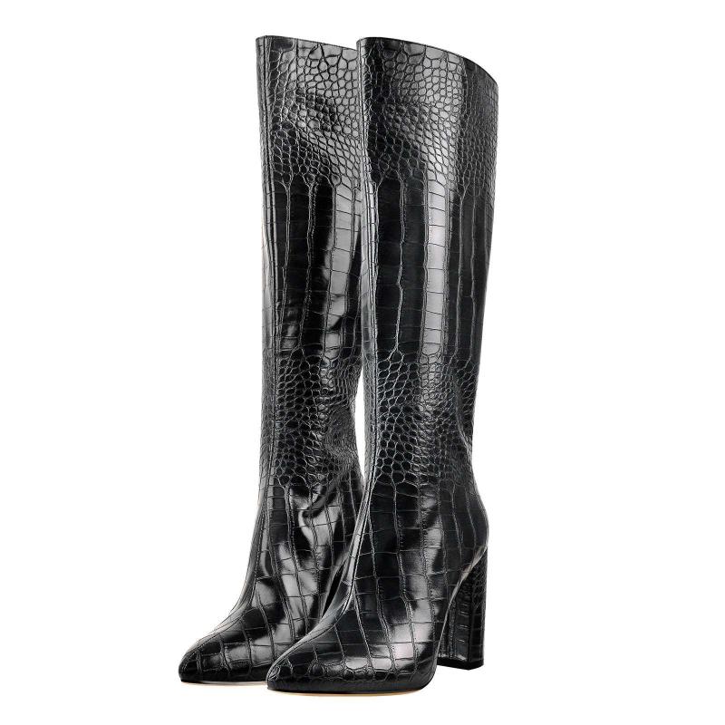 Boots |  Womens Teresa Croc Print Boots Boots Boots