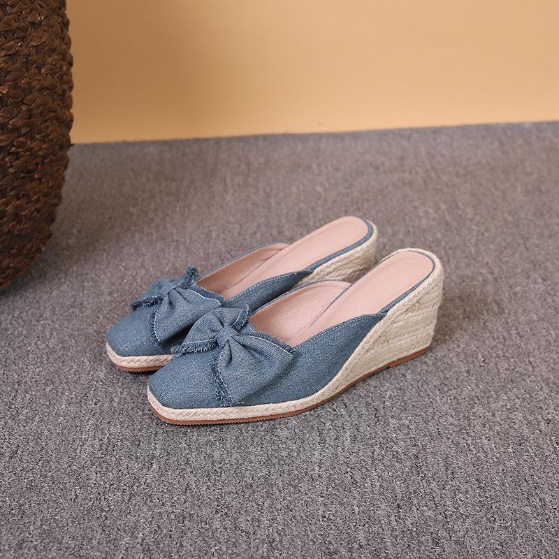 Espadrilles |  Womens Espa Bow Slides Espadrilles Espadrilles