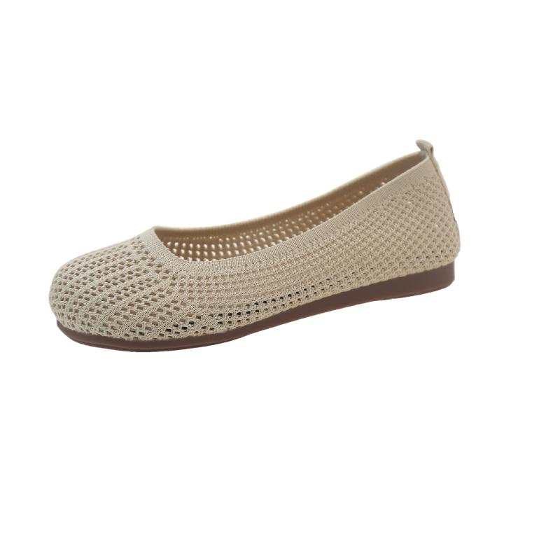 Flats |  Womens Macrame Mesh Ballet Flats Flats Flats