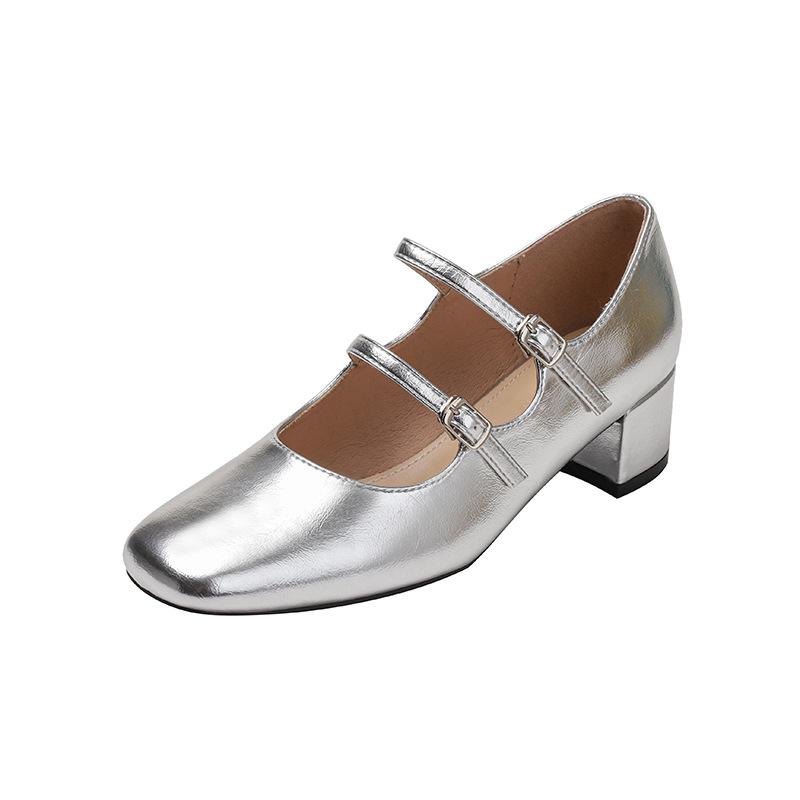 Flats |  Womens The Nettie Heeled Mary Jane Heels Flats Flats