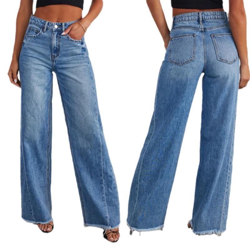 Jeans |  Womens 70S Ultra High Rise Wide Leg Jeans Clothing Jeans