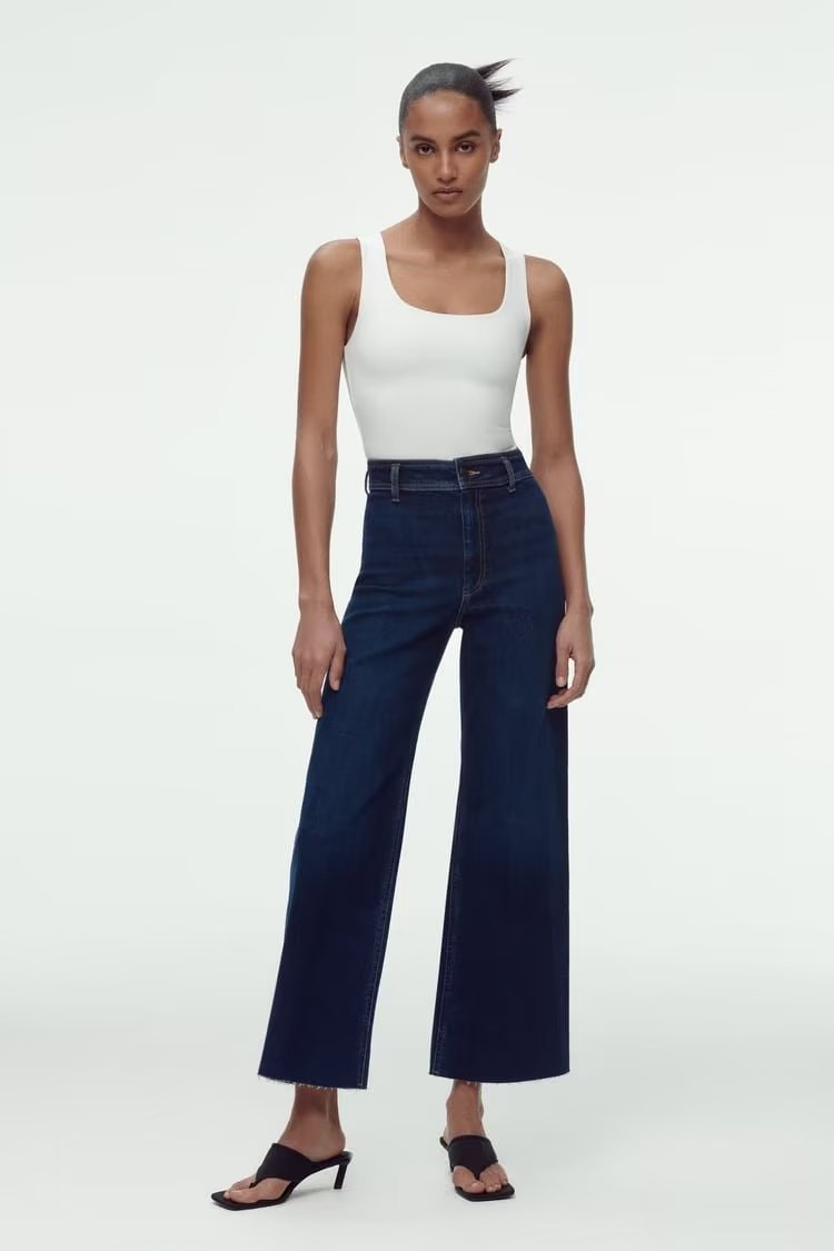 Jeans |  Womens Le Palazzo Crop Jeans Clothing Jeans