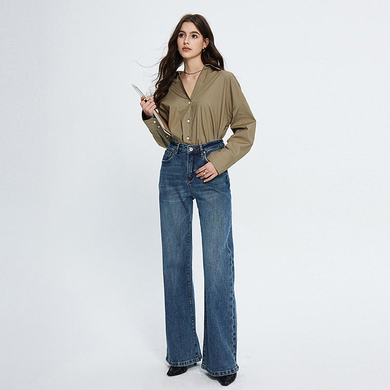 Jeans |  Womens Wilder Stretch High Rise Wide Leg Jeans Clothing Jeans