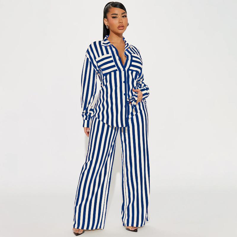 Jumpsuits & Rompers |  Womens Blue And White Stripe Shorts Jumpsuit Clothing Jumpsuits & Rompers