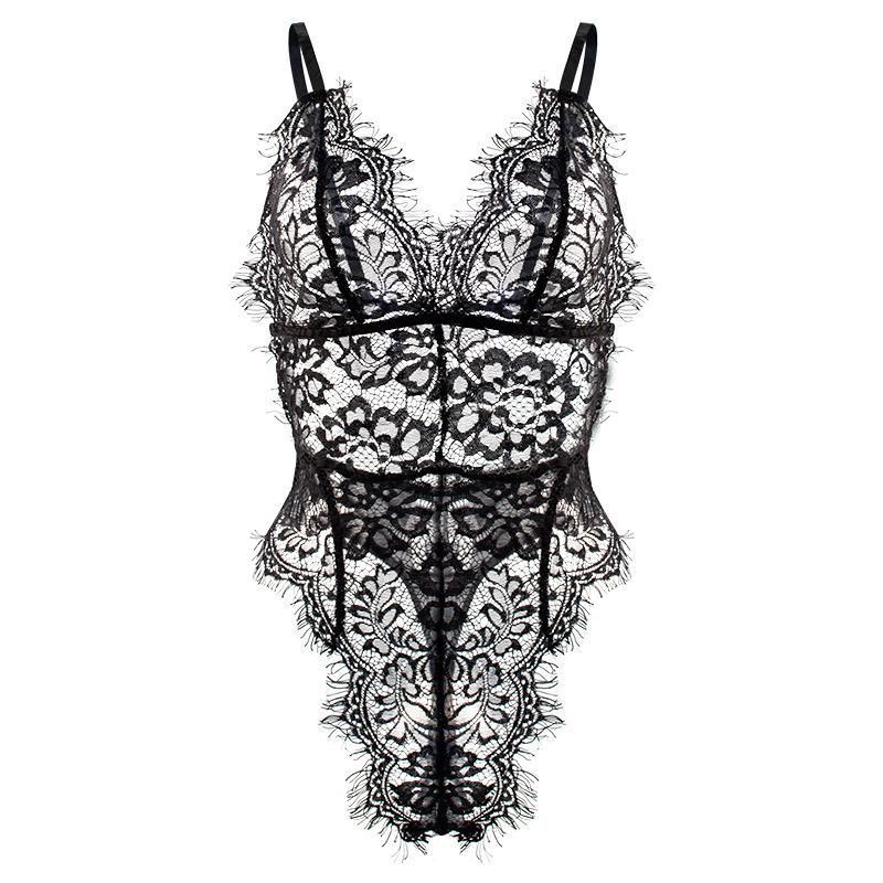 Lingerie |  Womens Illustration Lace Teddy Clothing Lingerie