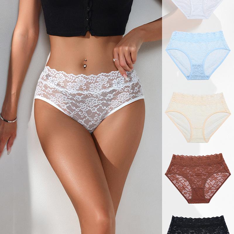 Lingerie |  Womens Signature Lace V-Front Brief High Cut Briefs Clothing Lingerie