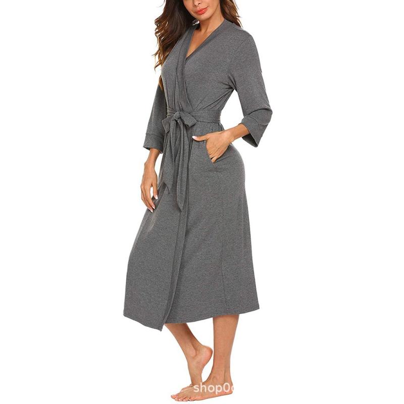 Lingerie |  Womens Textured Essentials Robe Clothing Lingerie