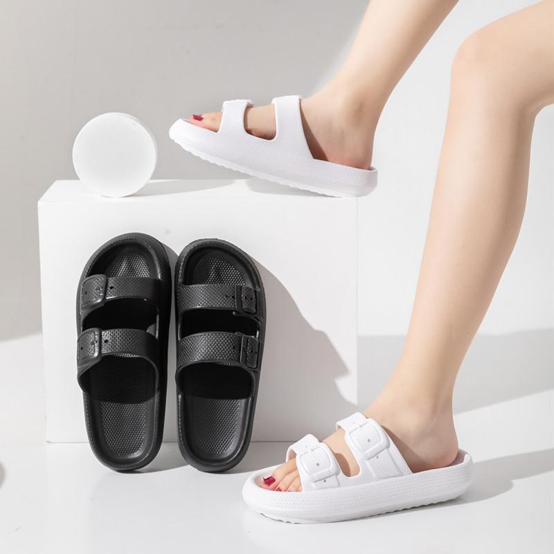 Sandals |  Womens Two Band Unisex Slides Sandals Sandals